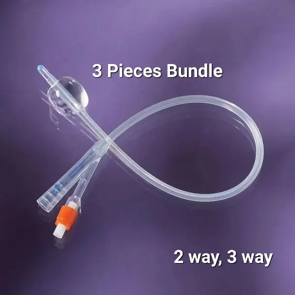 Silicone Foley Catheter 3 pieces Flexible - TikTok Shop Philippines