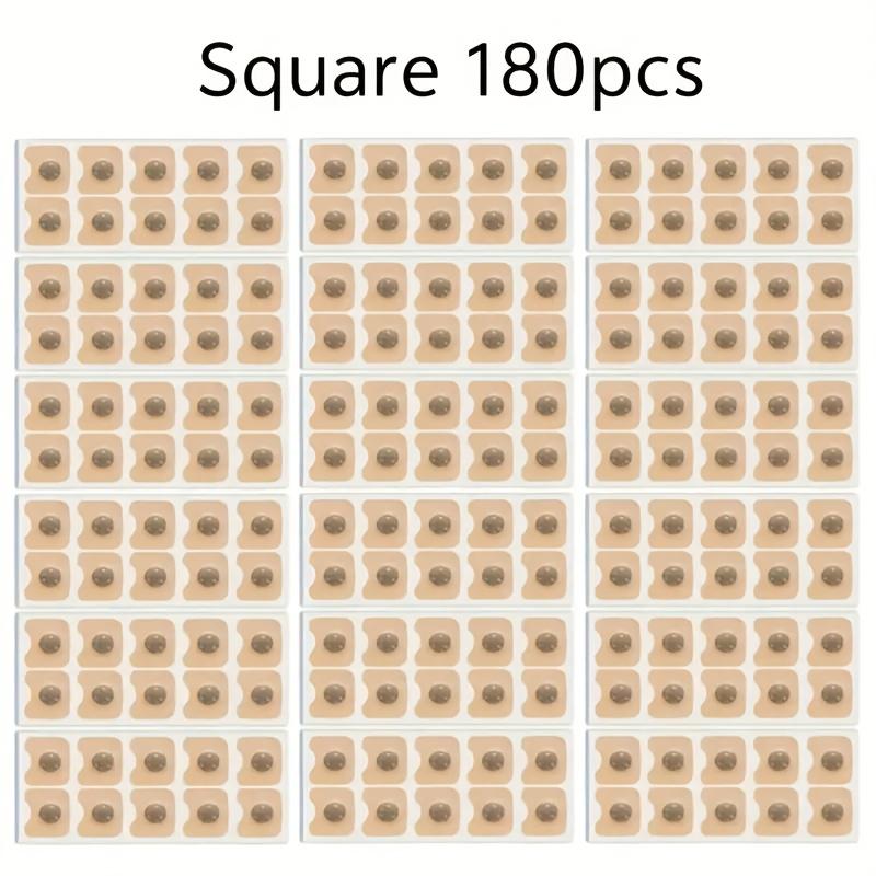 รีฟิลแผ่นแปะจมูกแม่เหล็กกลม 180 ชิ้น ใช้ได้กับกีฬาและชีวิตประจำวัน เครื่องช่วยหยุดหายใจขณะหลับ เสียง