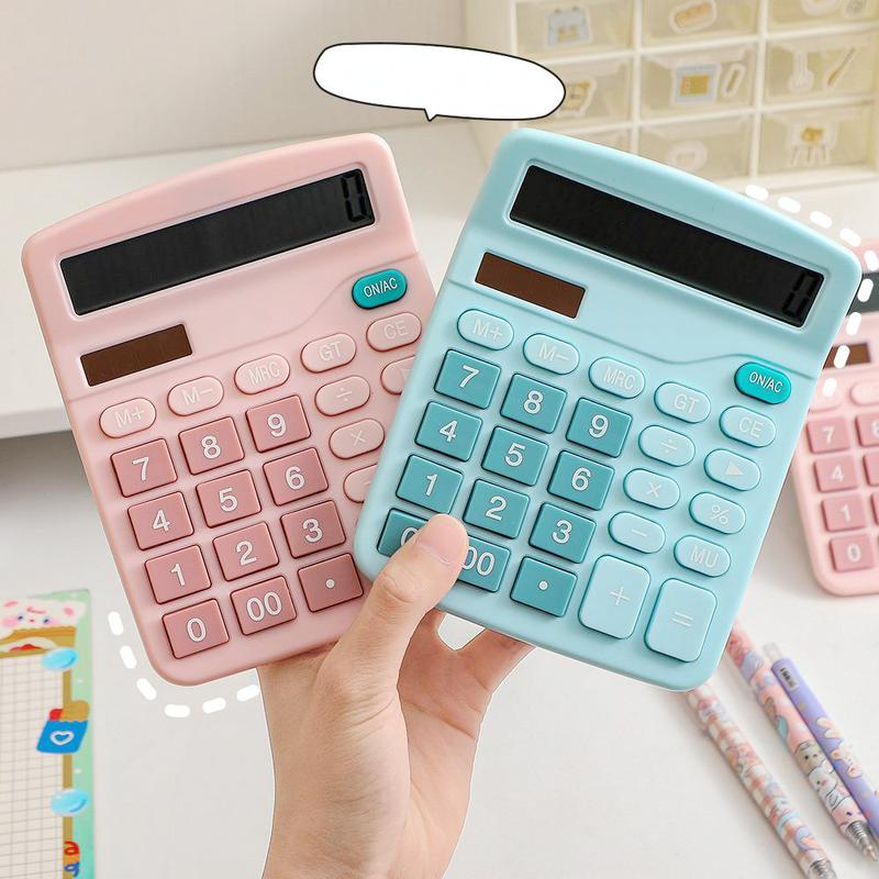 Máy Tính Bỏ Túi Đi Học, Máy Tính Cầm Tay Học Sinh Dễ Thương, Dùng Năng Lượng Mặt Trời