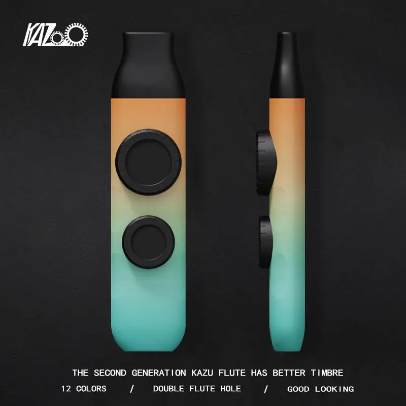 2024 Kazoo Kazoo Professional Performance Grade Double Film Card Set Flute Clarke Beginner New Small Musical Instrument Toot Flute