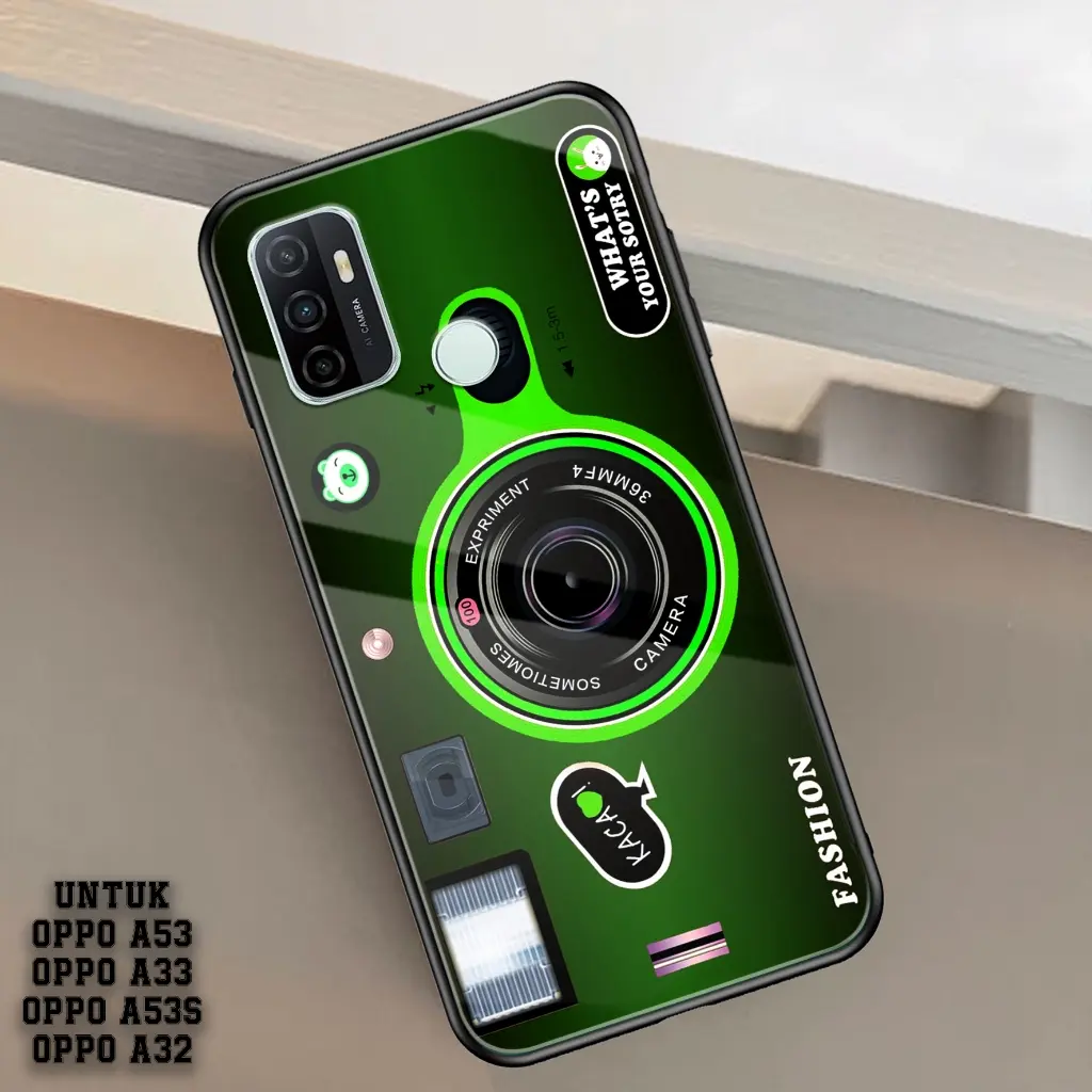 Case OPPO A53 / A53S /  A33 / A32  - ( CMR ) - Casing Hp - Case Hp - Silikon Hp - Softcase Hp - Softcase Glass Kaca - Kesing Hp - COD
