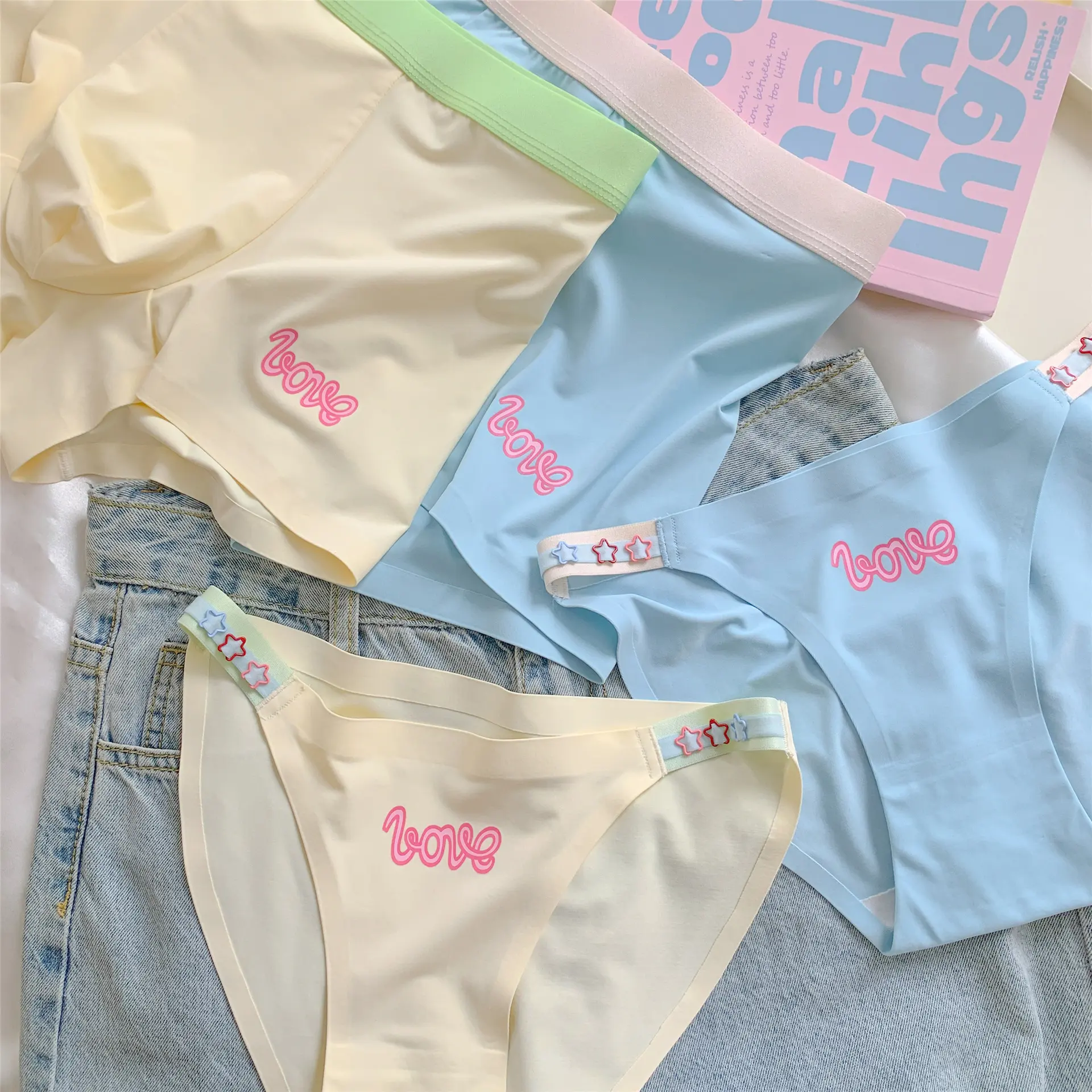Bộ Đồ Lót Cặp Đôi, 2 Chiếc, Quần Cặp Đôi Dễ Thương, Quần Đùi Boxer Nam, Quần Lót Nữ, Quần Lót In Hình Heo, Đồ Lót Ấm Cúng, Thích Hợp Cho Những Tình Nhân Thích Mặc Quần Lót, Cho Bạn Trai Hoặc Bạn Gái
