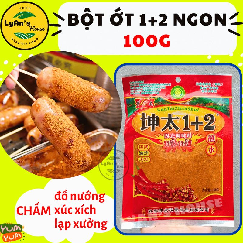 Bột Ớt Cay tê 1+2 Chấm Xúc Xích, Lạp Xưởng Nướng Đá Gia Vị ướp đồ nướng BBQ nước chấm Vị Tứ Xuyên Trung An Phát Phát LyAn's House