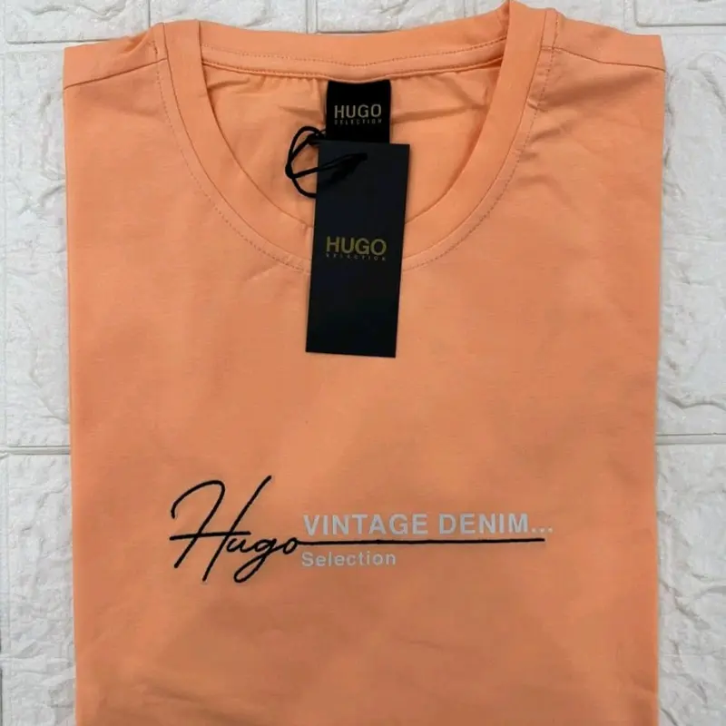 kaos Hugo selection original import/kaos oblong Hugo selection original/kaos dewasa/kaos cowok 1