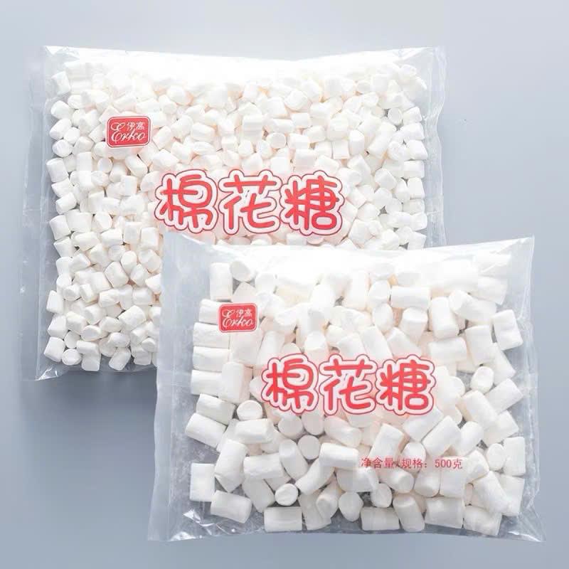  Kẹo marshmallow nougat trắng bông xốp 100g - 250g 
