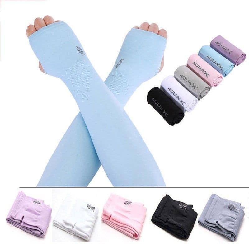 Combo 10 Đôi Găng tay chống nắng xỏ ngón Let's Slim Voi Cao Su 0