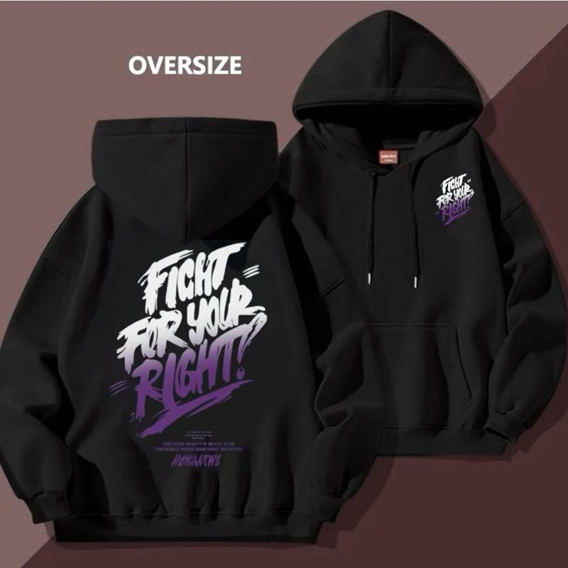 ÁO HOODIE UNISEX NAM NỮ FIGHT YOUR RIGHT MỚI CÓ BIGSIZE CHẤT NỈ DÀY MỊN CAO CẤP Menswear