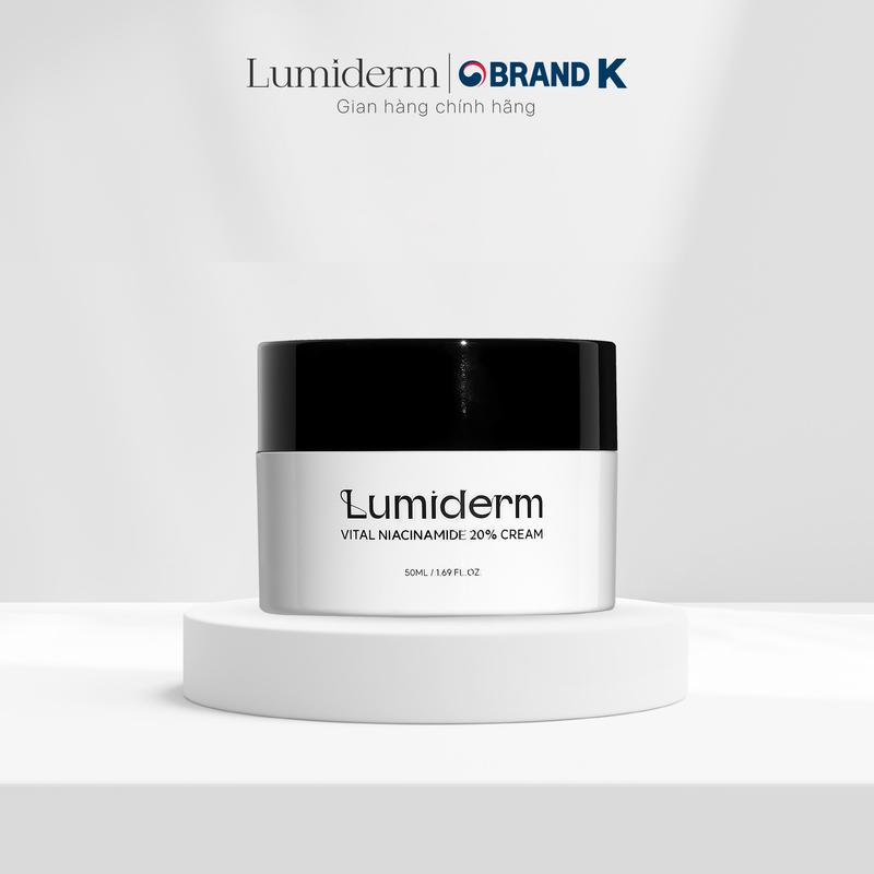 Kem dưỡng trắng da cấp ẩm Lumiderm Vita Niacinamide 20% Cream