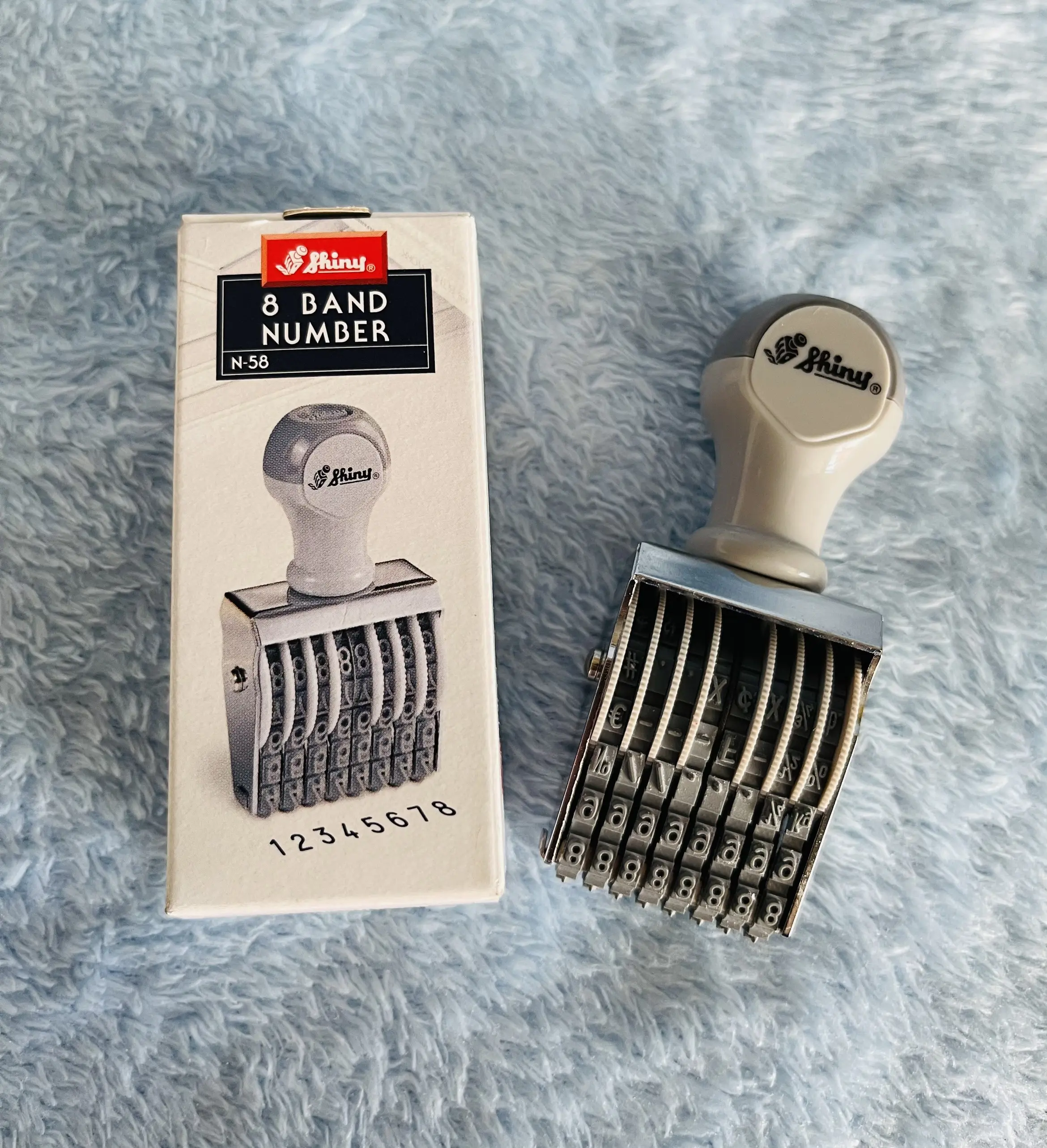 Dấu số xoay Shiny N58 3mm 8 số