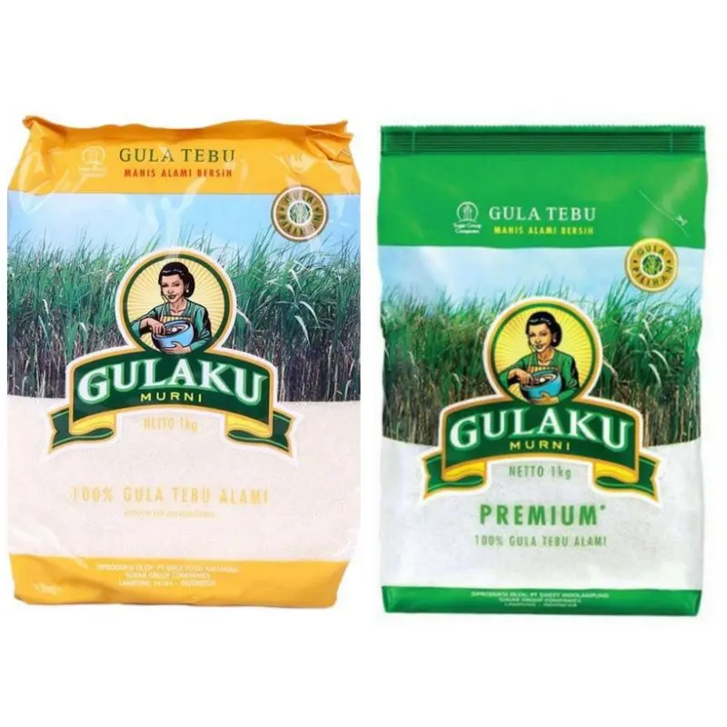 Gulaku Kuning / Hijau Premium 1 Kg Organik Alami Food Tebu Manis Sugar