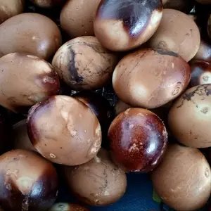 Paket cemilan dan lauk telur asin Tiga Bintang asap 10 butir Organik