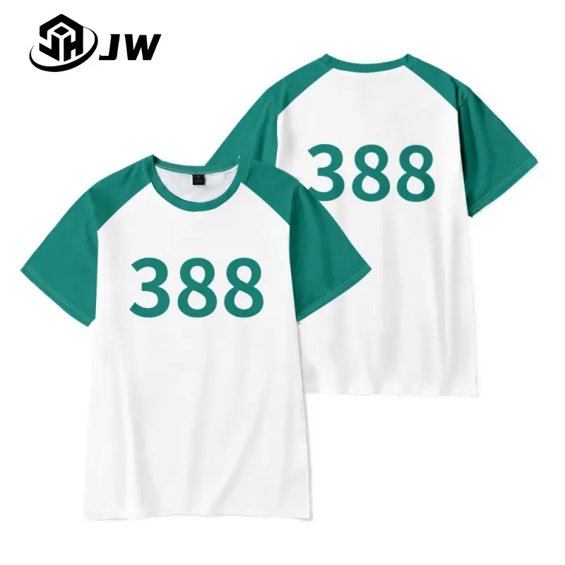 Chaks T-Shirt The Game N°456 Homme - Déguisement Squid Game Pour Halloween Et Carnaval - Taille XL
