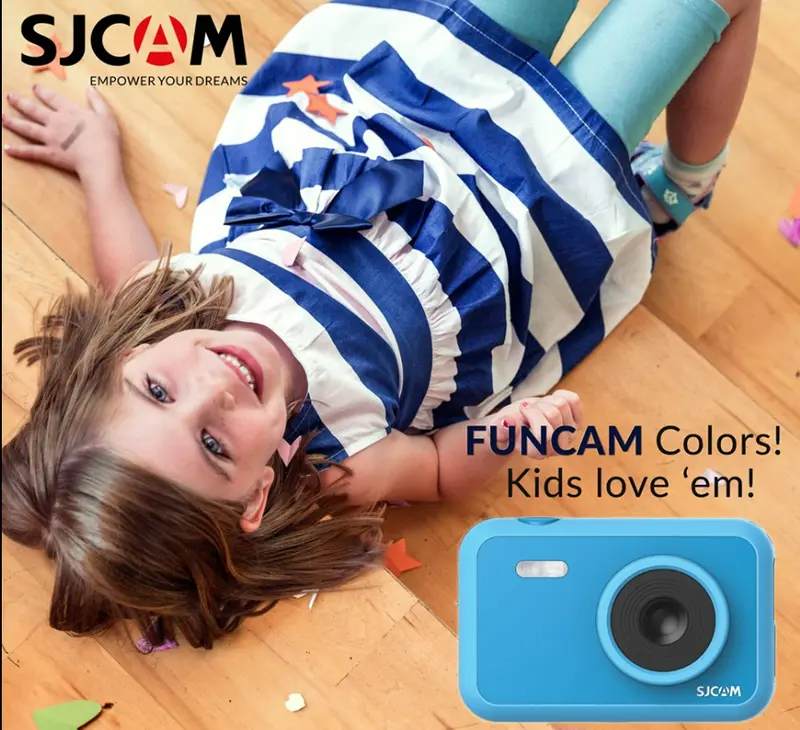 SJCAM FunCam Kids Camera 2 Inch LCD HD 1080P kamera anak bisa foto dan video 7