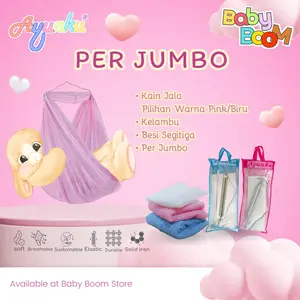 Ayunan Bayi PER 1, PER,2 PER 3, PER 5 Plus Kelambu Anti Nyamuk - 1 Set Perlengkapan Bayi baru lahir