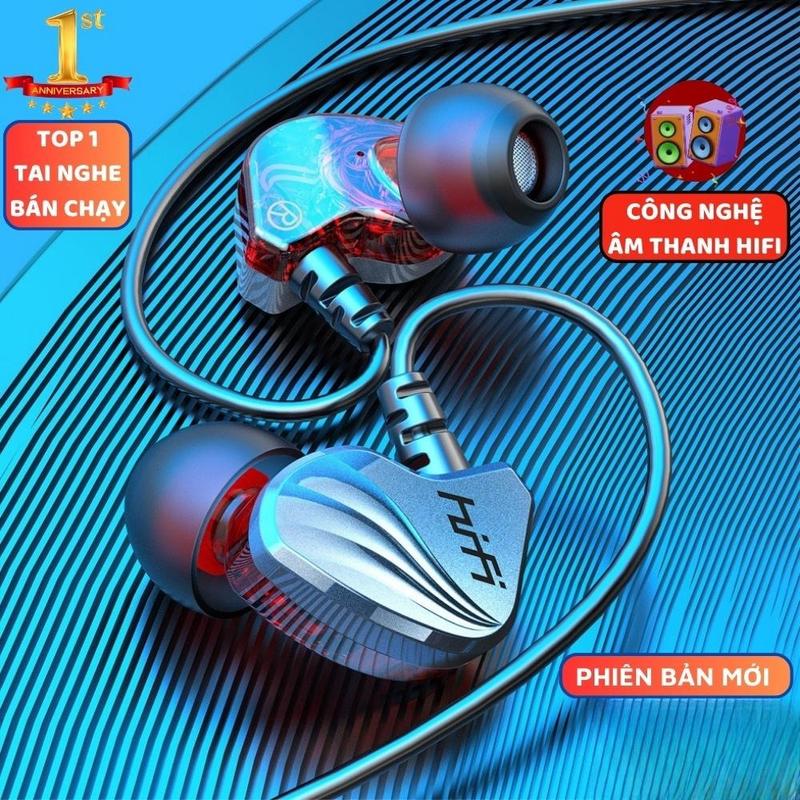 Tai Nghe Nhét Tai HiFi S2000 Pro Super Bass Chống Ồn Cực Tốt, Âm Thanh Khủng, Chơi Game Ngon Nghe Nhạc