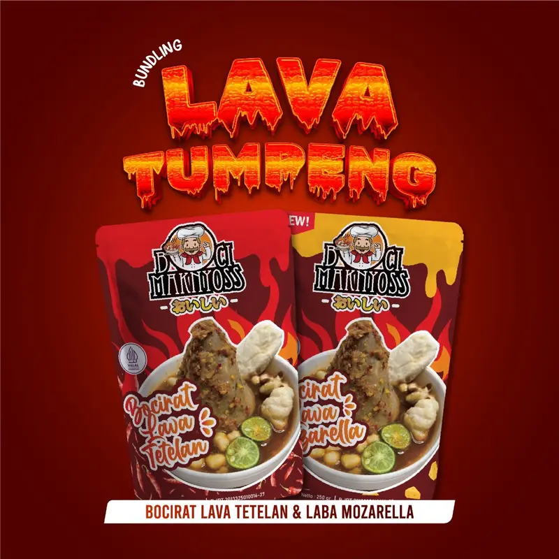 Bundling 2 lava Tumpeng ( bocirat lava mozarella dan Bocirat Lava ayam tetelan ) 0