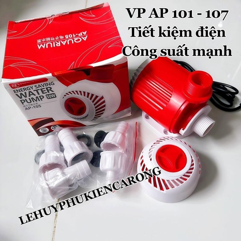 Bơm Bể Cá VIPSUN 102 Tới 108s Tiết Kiệm Điện IPX8 Công Nghệ Mới nḣất Giành Cho Bể Cá