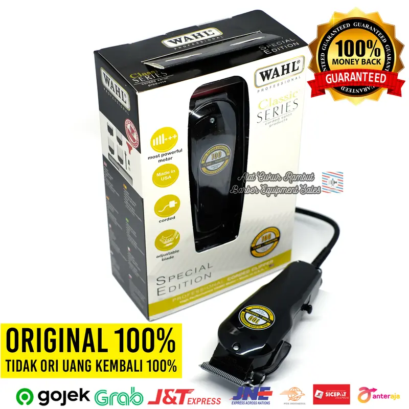 Alat Cukur WAHL Original WAHL Super Taper Black Special Edition Mesin Sisir 0