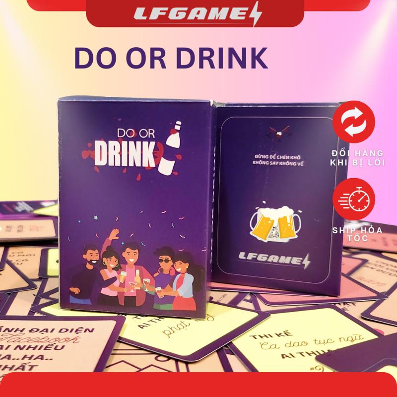 Bộ bài Do or Drink Drinking Game 83 lá bài cho nhóm bạn cực vui Thẻ Bài Cards