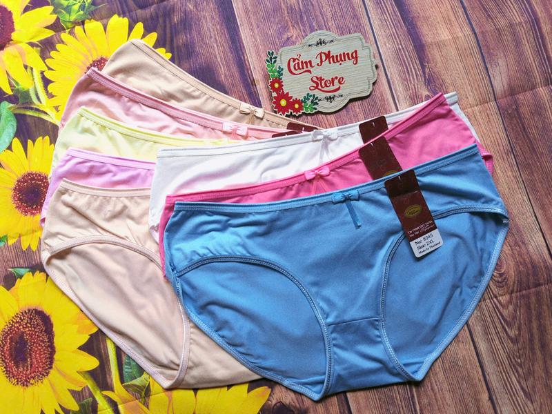 Combo 10 Quần  Lót Cotton Thái Nữ (8045) Size (50-80 Kg) Chất Vải Mềm Mịn Co Giãn 4 Chiều Thấm Hút Mồ Hôi Tốt 7