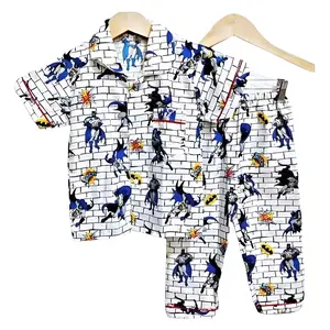 Piyama Anak Motif Batman / Piyama Anak / Baju Tidur Anak Cowok / Setelan Anak Cowok / Baju Anak Laki-Laki
