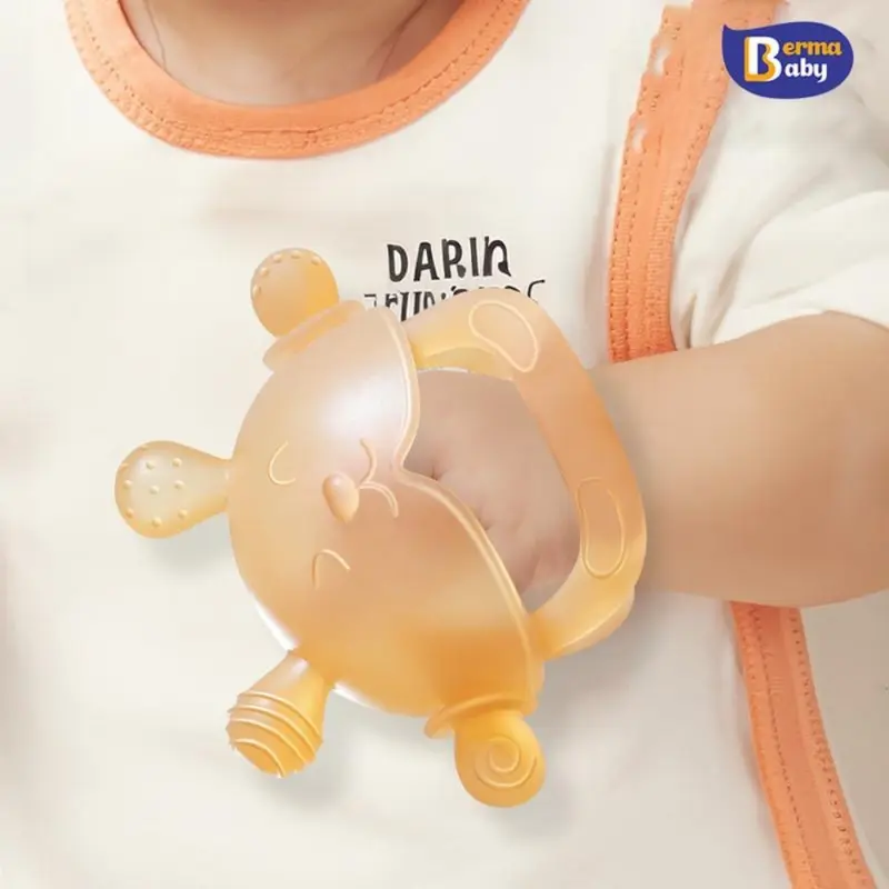 Berma Baby Teether Bayi / Food Grade Silicon Bayi Teether Gloves / Teether Bayi Gelang Teether BPA Free 6