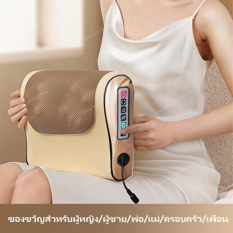 Product Introduction of พร้อมส่งMassage Pillow MP1 หมอนนวด MP1 หมอนนวดไฟฟ้า เบาะนวดไฟฟ้า เครื่องนวดไฟฟ้า หนัง PU ปรับได้ 3 ระดั 20
