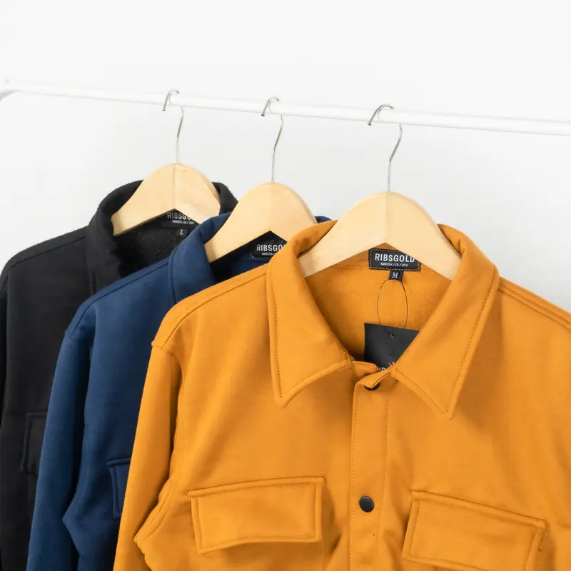 Ribsgold Jaket Pria Barrel Premium Katun nyaman panjang casual  basic 2