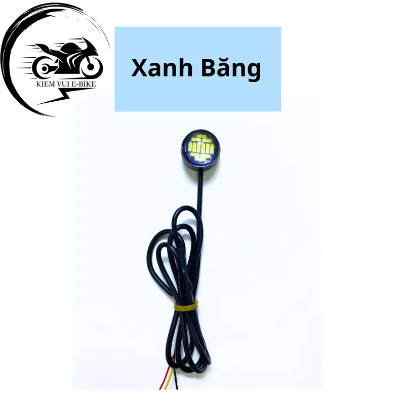 Đèn nháy máy bay 12v, chớp flash, trang trí xe máy, xe điện, ô tô, nhiều màu sắc 6