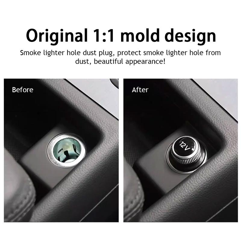 Product Introduction of 12V Car Cigarette Lighter Cover Chrome Plated Cigarette Lighter Plug for A4 A5 A6L Q5 8W0919311 8WD919311 4H0919311 4L0919311 40GF #458215 28