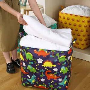 [BISA COD] Storage Bag Jumbo Keranjang Baju Tempat Pakaian Mainan Anak 100L Keranjang Multifungsi Anti Air