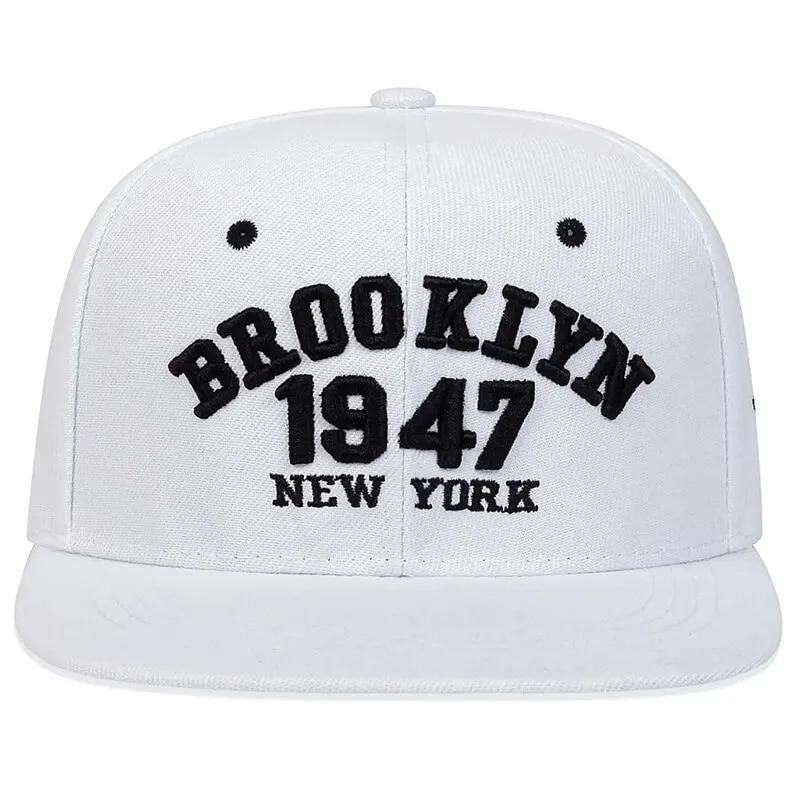 Product Introduction of Mũ Hip-Hop Thêu, Unisex, BROOKLYN 1947, Mũ Bóng Chày Ngoài Trời, Có Thể Điều Chỉnh, Phong Cách Thường Ngày Mũ Chống Nắng 19