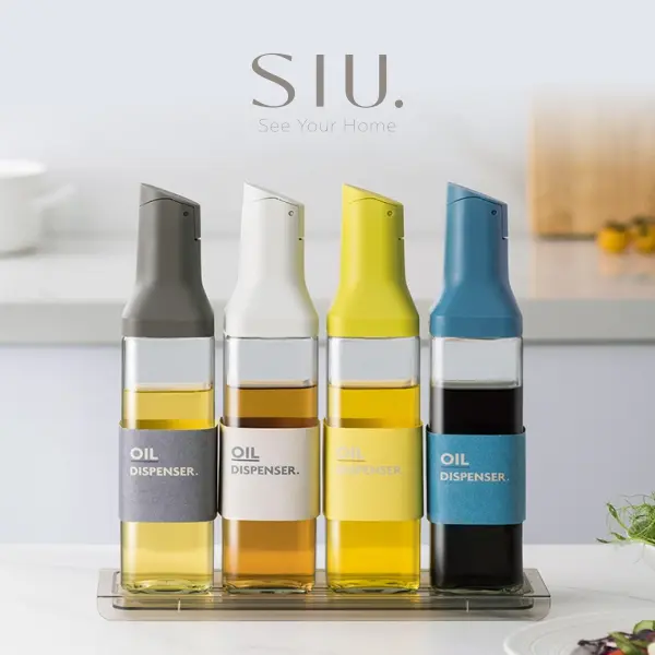 Abura Botol Minyak Kaca Dispenser - Tempat Minyak Kecap Cuka Serbaguna