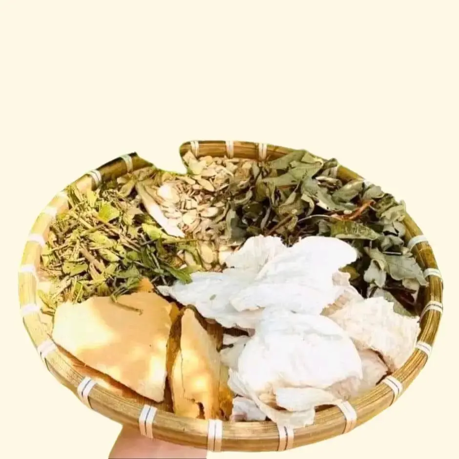 SÂM TỐ NỮ 4 VỊ ( 7 gói dùng 14 ngày gồm  sâm tố nữ, nam dương sâm , diệp hà thủ ô, cúc mật)