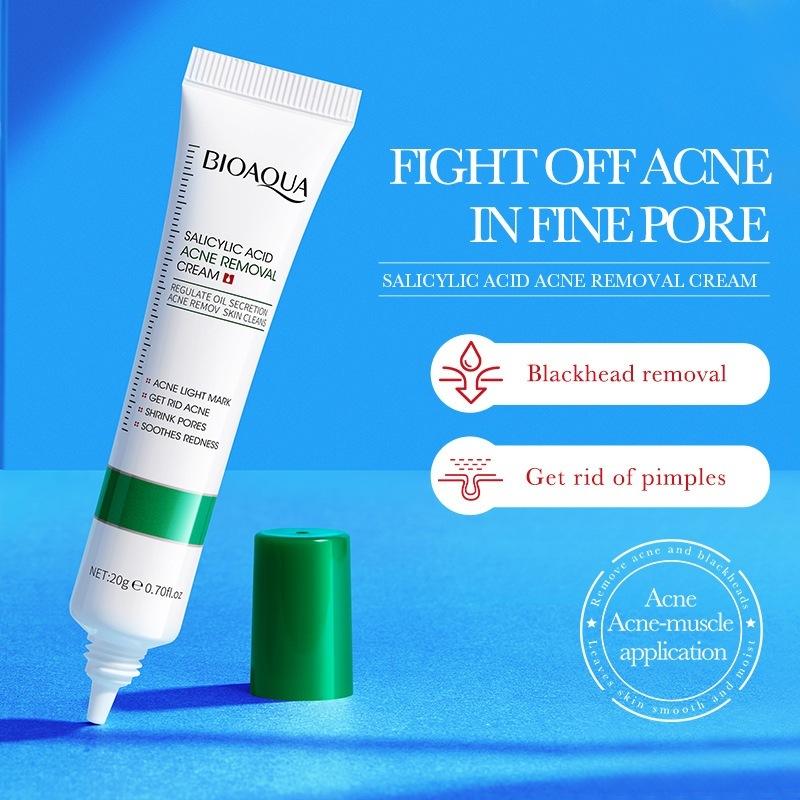 Kem loại bỏ mụn axit salicylic nhanh chóng loại bỏ mụn bọc Giảm Mụn Đầu Đen Và Mụn Trứng Cá 20g 5