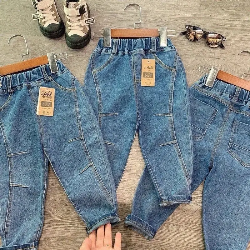 (10-22kg) Quần bò xẻ mí cho bé trai cực ngầu Jean 1