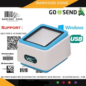 PAYMENT BOX 2D OMNI BARCODE SCANNER VSC PB-333U- SCANNER DANA - USB - SUPPORT QR CODE
