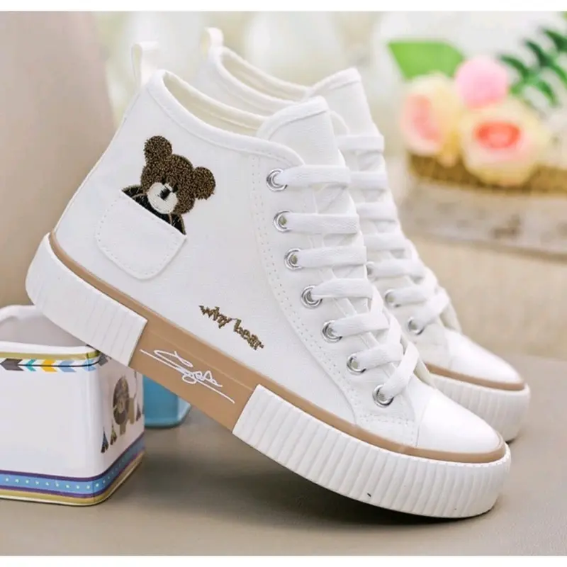 Sepatu Sekolah Anak Perempuan Motif Beruang Termurah Sepatu Botts keren 1