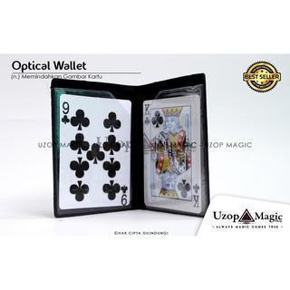 Alat Sulap Optical Wallet - Uzop Magic (memindahkan gambar kartu, mainan) 4