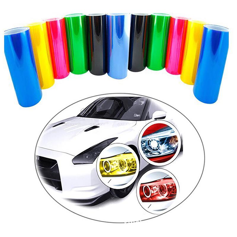  phim dán đèn xe hơi cao cấp 3 lớp film dán xe thể thao đổi màu đèn pha đèn hậu ô tô xe máy Decal Nhãn Dán trang trí làm mới đèn pha 