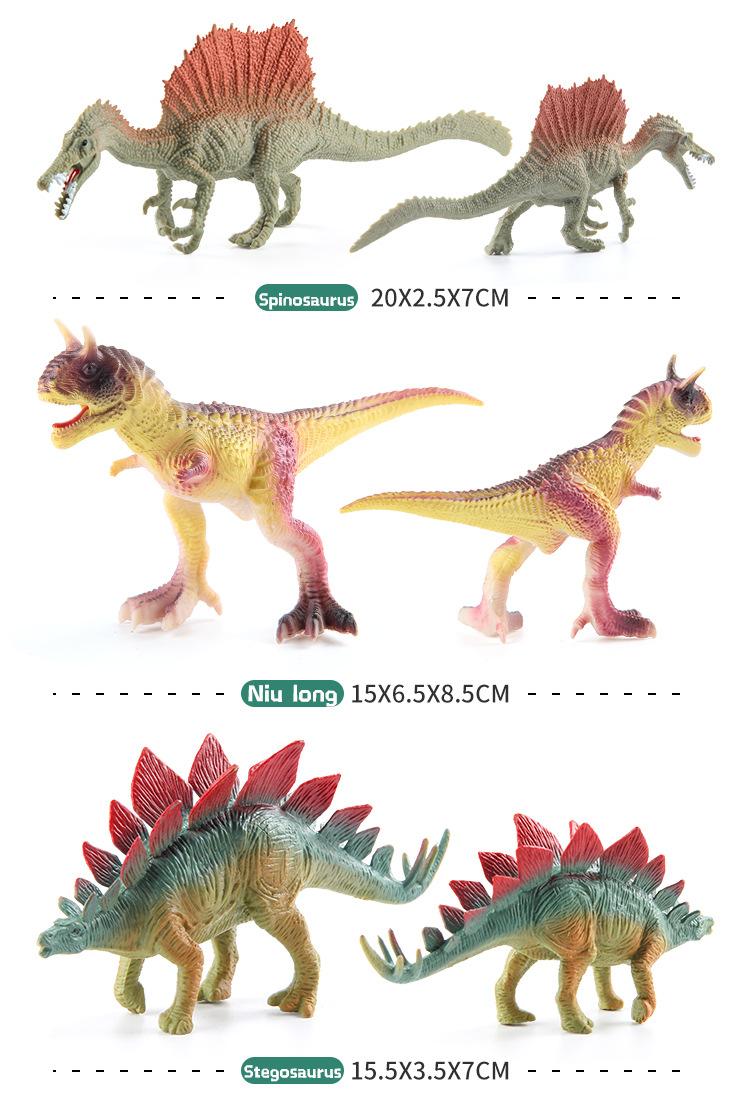 Product Introduction of Jurassic dinosaur model, kids toy, small dinosaur Model, multi Stegosaurus and Triceratops decoration, suitable for decoration, animal dinosaur theme 22