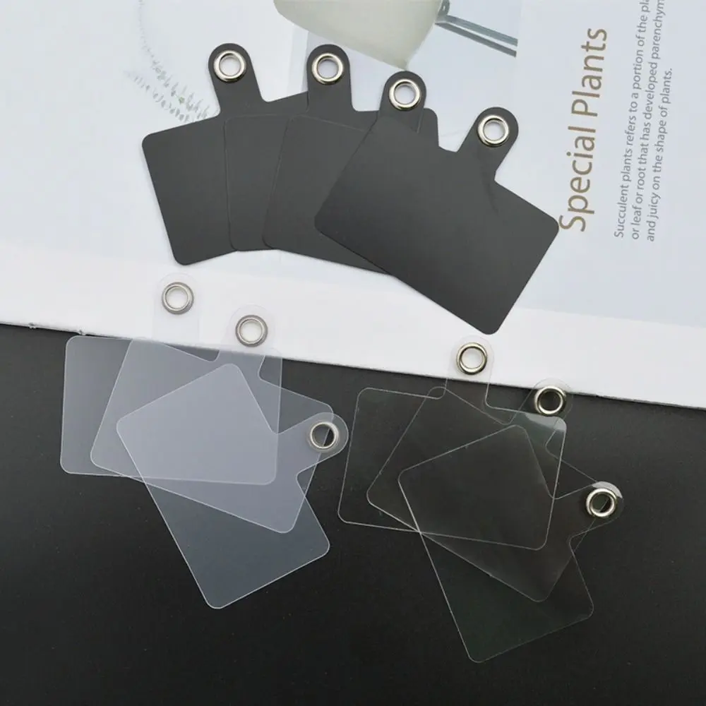 Fixed Card Shell Connection Anti-lost Phone Tether Patch Stainless Steel Safety Cellphone Strap Gasket Ultra-thin Universal Phone Lanyard Straps Patch Gasket Replacement