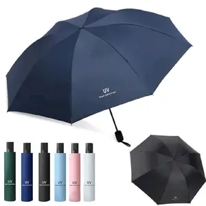 [10140-25] Payung Lipat Anti UV Sinar Matahari / Payung Hujan / Super Prevent Sun