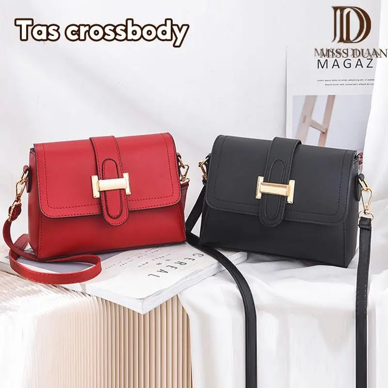 Tas selempang / sling bag / shoulder bag / tas wanita Kanvas Polos Slingbag 1