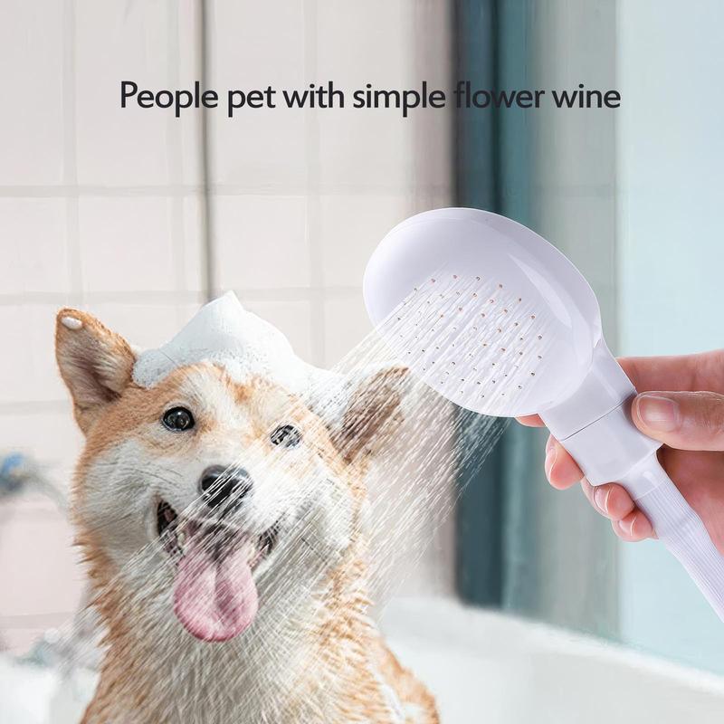 Product Introduction of Shower Head Extension, 1 Count Quick Connect Faucet Extension Shower Head, Multifunctional Connector  Shower Head for Home Bathroom Balcony Garden 4