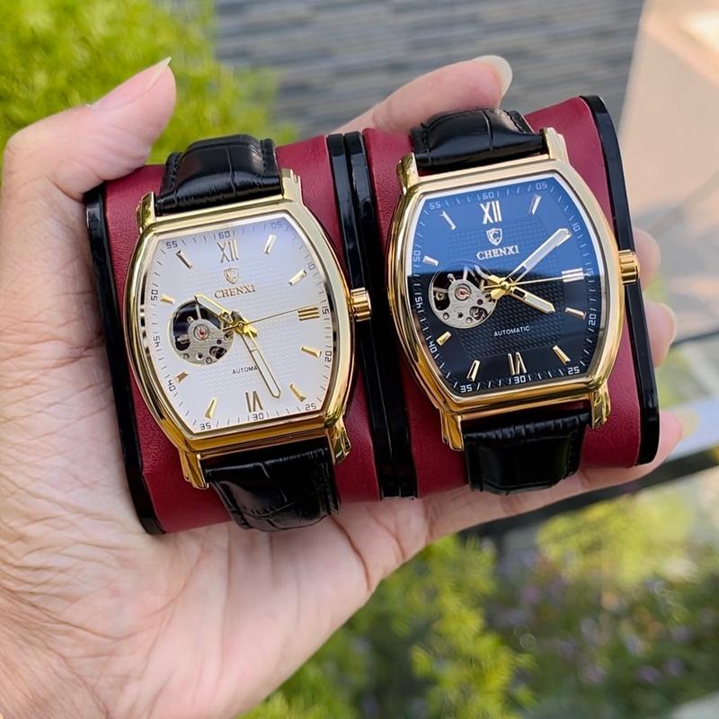 Đồng Hồ Nam CHENXI CX-8815 Oval Máy Cơ Automatic