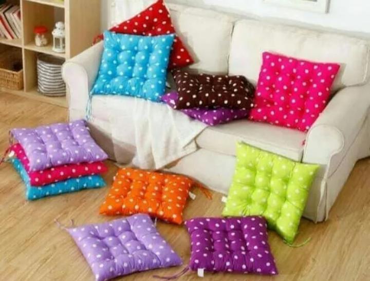 Product Introduction of Bantal Alas Duduk Sandaran Kursi Kayu - Aneka Warna 3