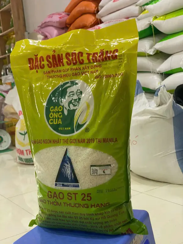 Gạo ST25 ÔNG CUA Hạng Nhất 5kg - Hương vị thơm ngon, dẻo mềm, chất lượng cao 3