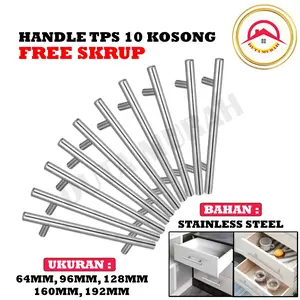 TPS10 Stanless  Handel Laci Tarikan Lemari Laci Handle Laci Stanless Anti Karat