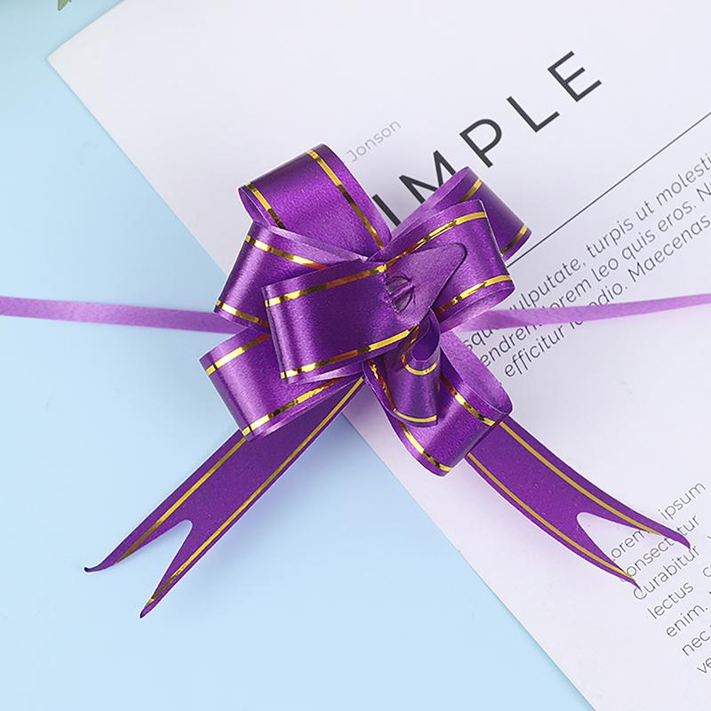 Product Introduction of 20 Pcs Ribbon Pull Bows Gift Knot Ribbon Wedding Gift Decoration Gift Wrapping Bows Packing Car Decor 38